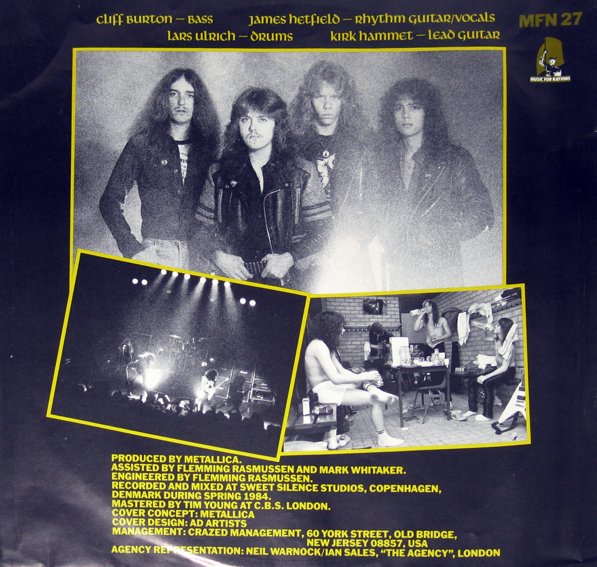 High Resolution Photo of Metallica Ride the Lightning uk  