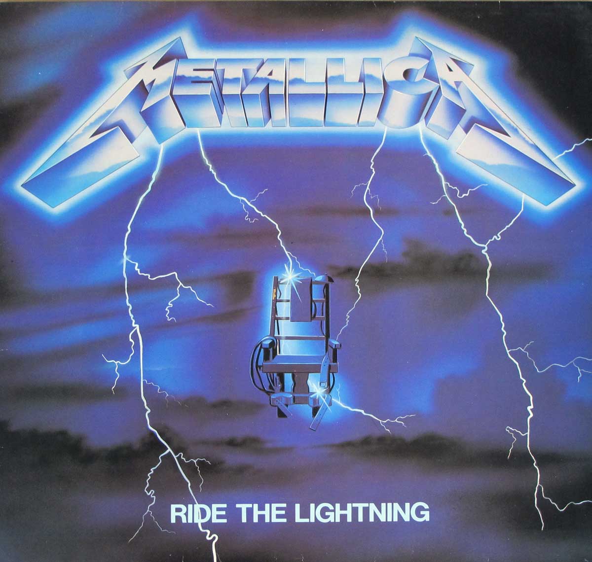 High Resolution Photo of METALLICA - Ride The Lightning Vertigo Records 