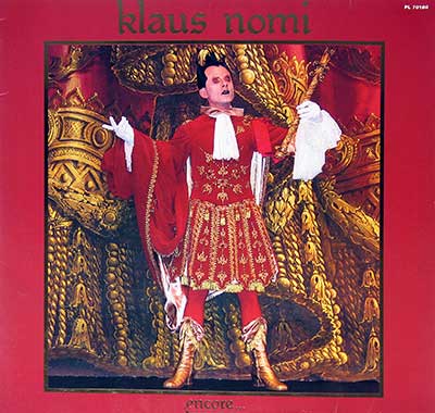 Thumbnail of KLAUS NOMI - Encore 12" Vinyl LP Album front cover