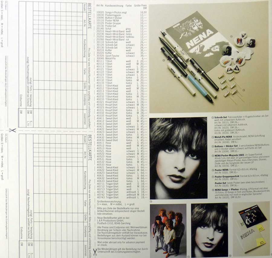 #1 of 8 Photos Of The Collection Included with NENA - Feuer Und Flamme + Collection 12" LP Vinyl Album 
