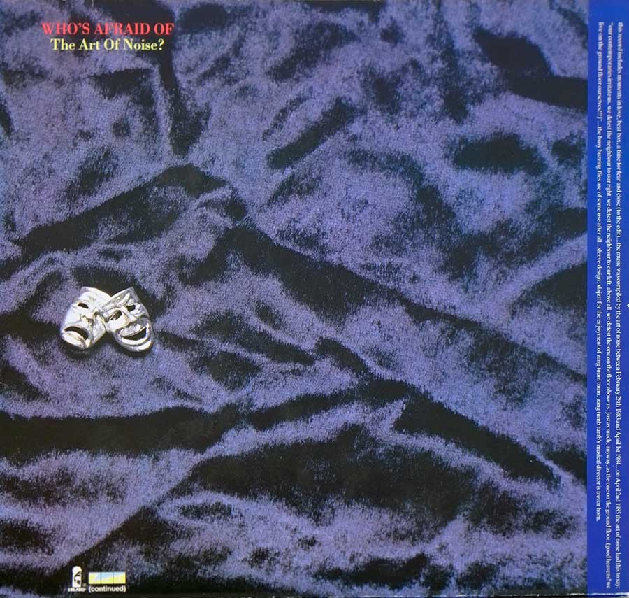 large album front cover photo of: ART OF NOISE Who's Afraid Of The Art Of Noise 