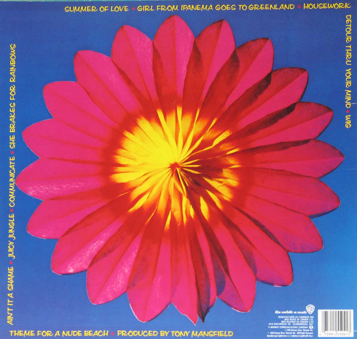 Front Cover Photo Of B52's - Bouncing off the Satellites 