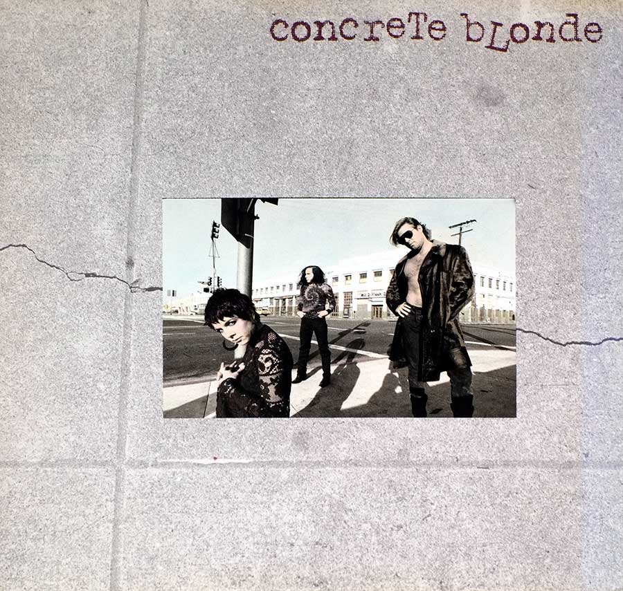 CONCRETE BLONDE - Self-Titled + Insert 12" LP Vinyl Album front cover https://vinyl-records.nl