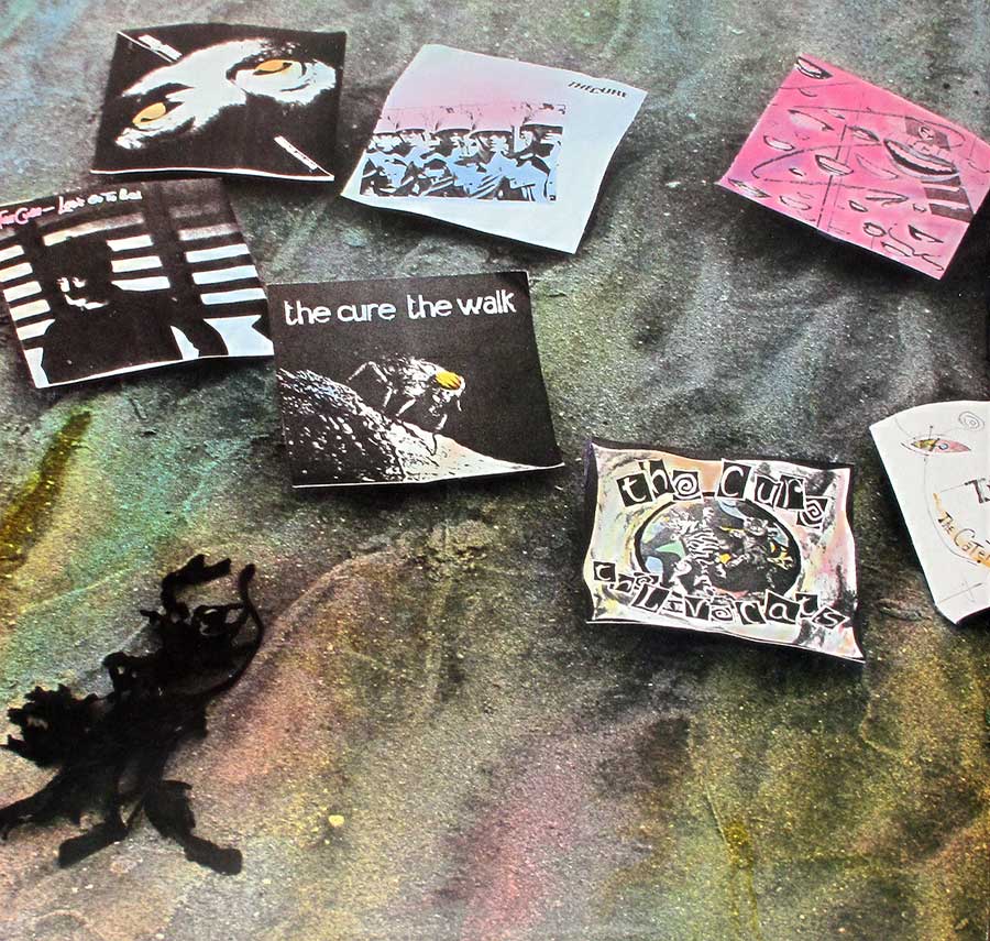 THE CURE - Standing On A Beach - The Singles Gatefold Cover 12" Vinyl LP Album inner gatefold cover