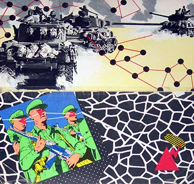 Thumbnail of ELVIS COSTELLO & THE ATTRACTIONS - Armed Forces 12" Vinyl LP Album front cover