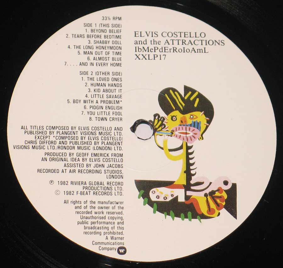 Record Label Details: F-Beat Records XXLP17 / Riviera Global Record ℗ Riviera Global Sound Record Productions Sound Copyright 