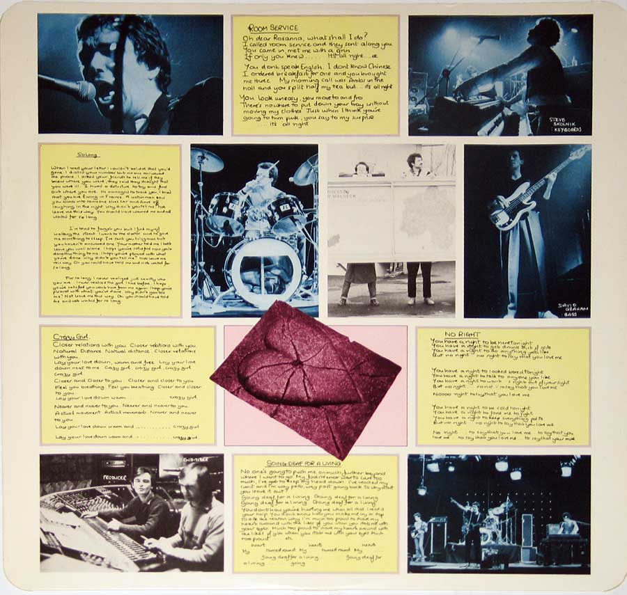 High Resolution Photo #3 Fischer-Z Going Deaf For a Living Vinyl Record