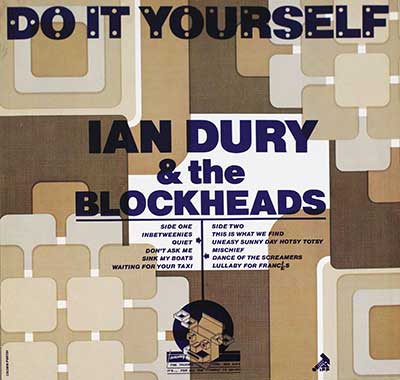 Thumbnail of IAN DURY & THE BLOCKHEADS - Do It Yourself Brown Cover 12" Vinyl LP Album front cover