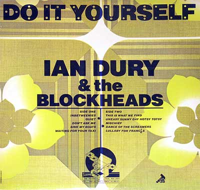 Thumbnail of IAN DURY & THE BLOCKHEADS - Do It Yourself Yellowish Cover 12" Vinyl LP Album front cover