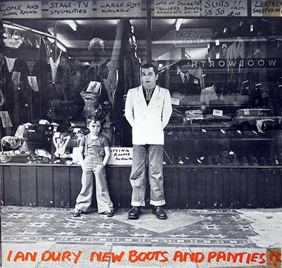 Thumbnail of IAN DURY - New Boots and Panties!!! Portuguese Release 12" Vinyl LP Album front cover