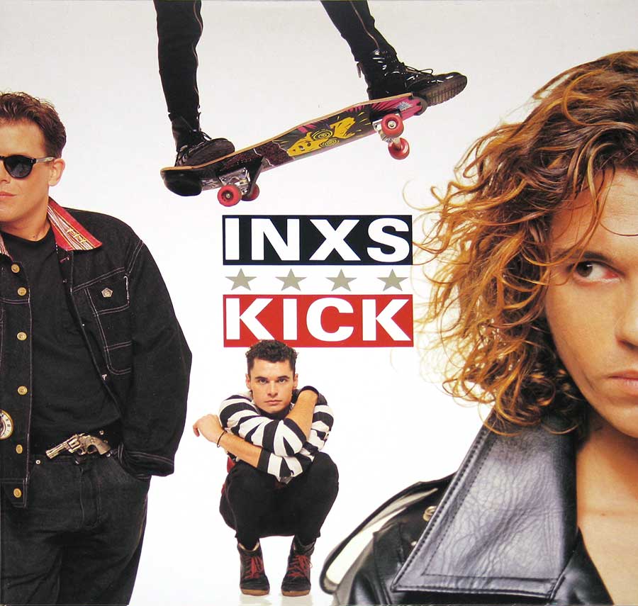 INXS - Kick 1980s Pop / New Wave 12" Vinyl LP Album front cover https://vinyl-records.nl