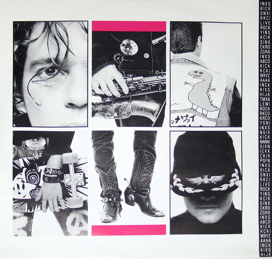 INXS - Kick 1980s Pop / New Wave 12" Vinyl LP Album custom inner sleeve