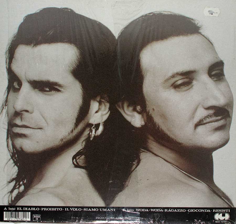 Photo of album back cover LITFIBA - El Diablo 12" Vinyl LP Album