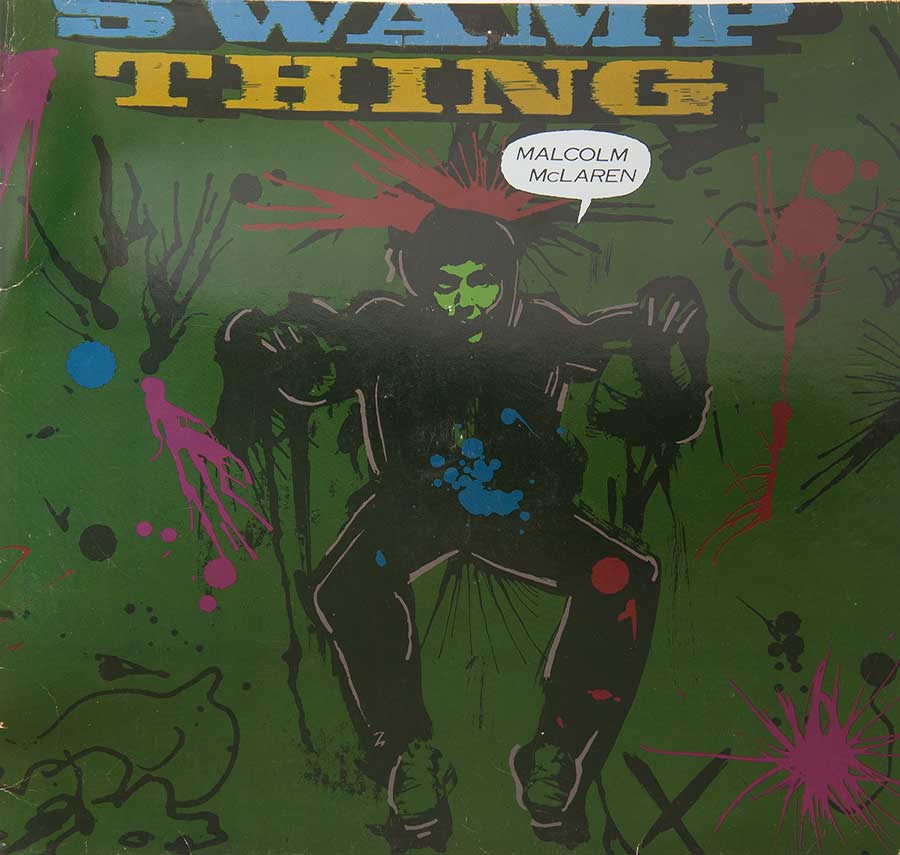 MALCOLM McLAREN - Swamp Thing 12" LP VINYL Album front cover https://vinyl-records.nl