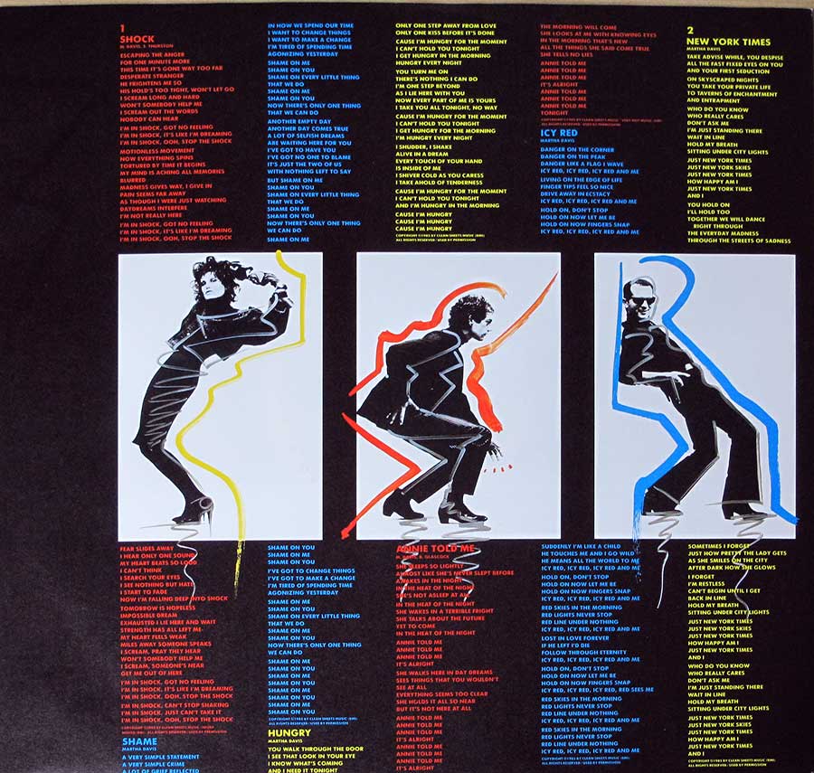 Photo of inner sleeve MOTELS - Shock 
