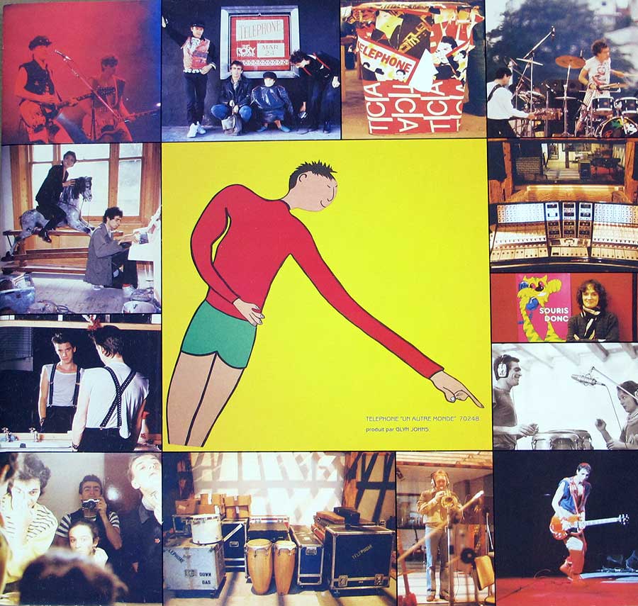 TELEPHONE - Un Autre Monde 12" LP VINYL Album custom inner sleeve