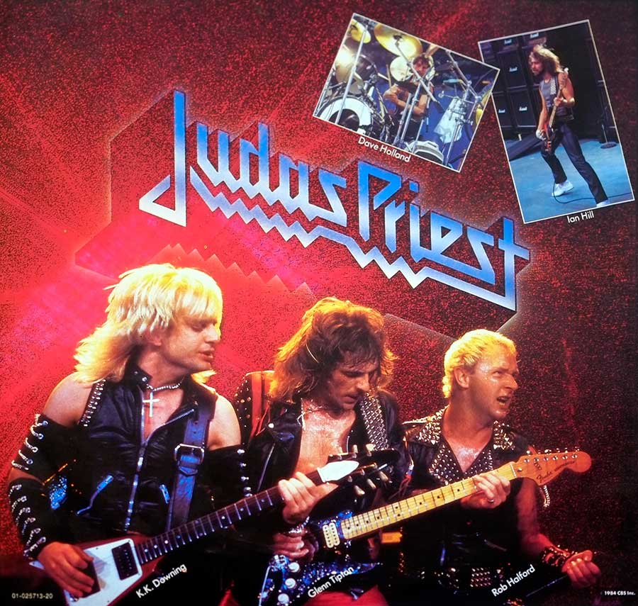Photo Two of the original custom inner sleeve  JUDAS PRIEST - Defenders Of The Faith 12" LP Vinyl Album