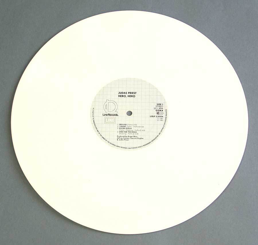 Photo of record 3 of JUDAS PRIEST - Hero Hero ( White Vinyl 2LP ) 