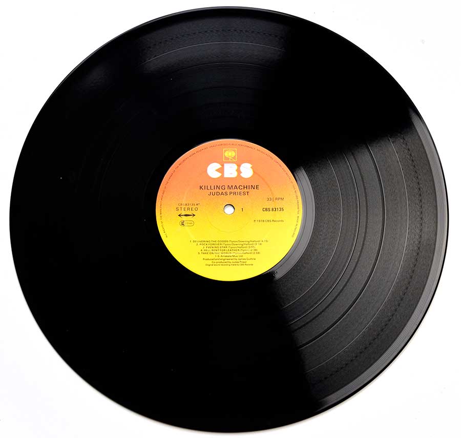 Photo of Side One of JUDAS PRIEST - Killing Machine 
