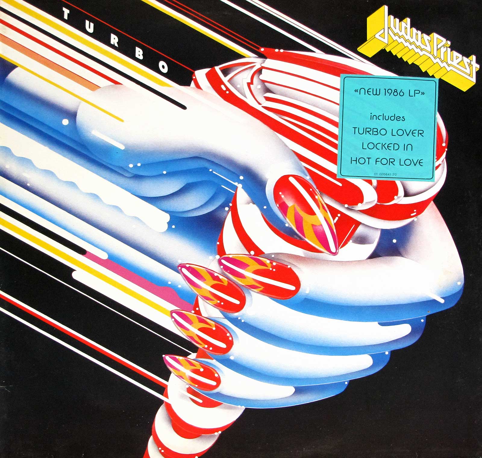 large album front cover photo of: judas priest turbo 