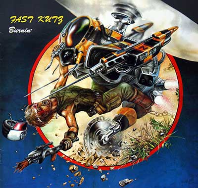 FAST KUTZ - Burning album front cover vinyl LP album https://vinyl-records.nl