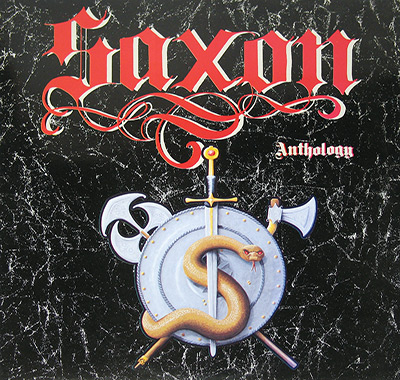 SAXON - Anthology album front cover vinyl record
