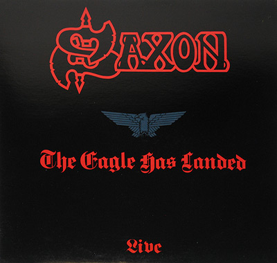 SAXON - The Eagle Has Landed (Canadian and French Releases)  album front cover vinyl record