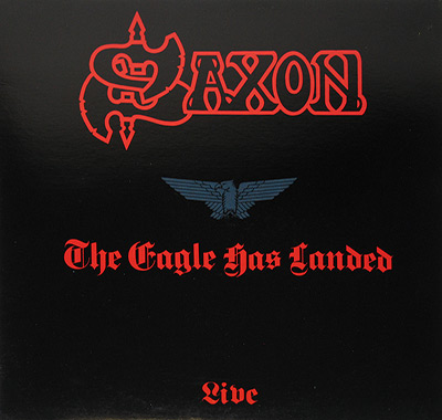 SAXON - The Eagle Has Landed (Canadian and French Releases)  album front cover vinyl record