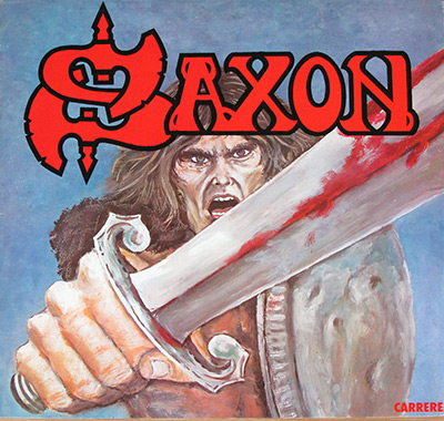 SAXON - S/T Self-Titled album front cover vinyl record