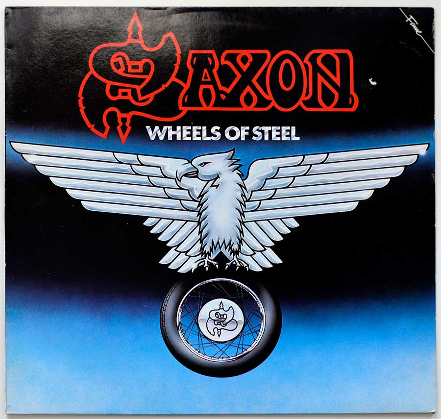Large Album Front Cover Photo of SAXON  - Wheels Of Steel - Germany / Holland Release 
