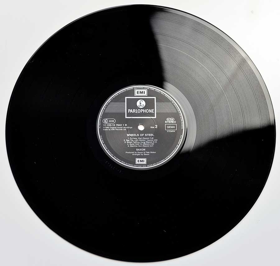Photo of Side Two of SAXON  - Wheels Of Steel - Germany / Holland Release 