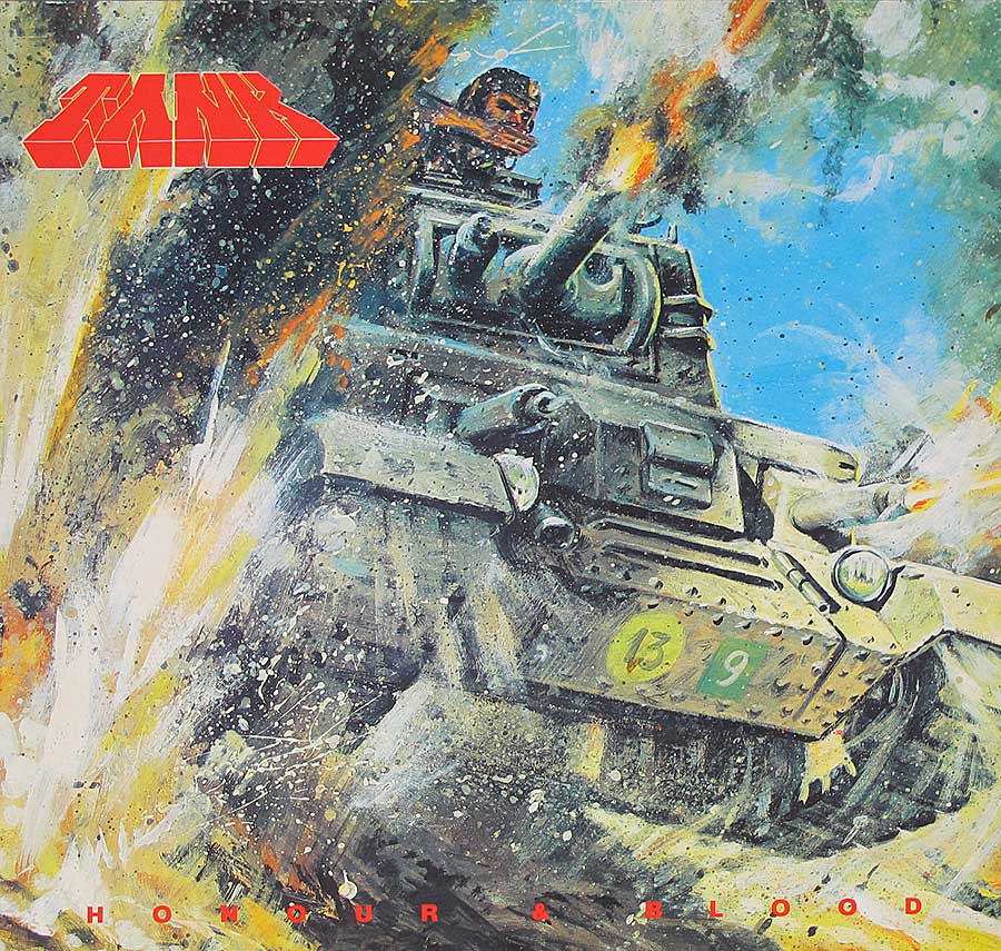 large album front cover photo of: TANK ( British Heavy Metal / NWOBHM, England) 1980s Records 