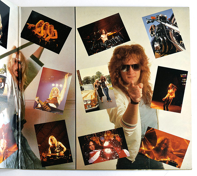 Album inner cover photo https://vinyl-records.nl// VENOM Eine Kleine Nachtmusik