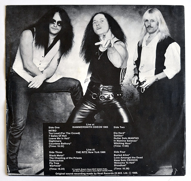Photo of 12" LP Record Side One VENOM Eine Kleine Nachtmusik  Vinyl Record Gallery https://vinyl-records.nl//