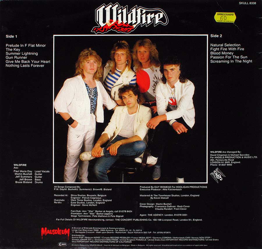 High Resolution Photo #11 WILDFIRE Summer Lightning https://vinyl-records.nl 