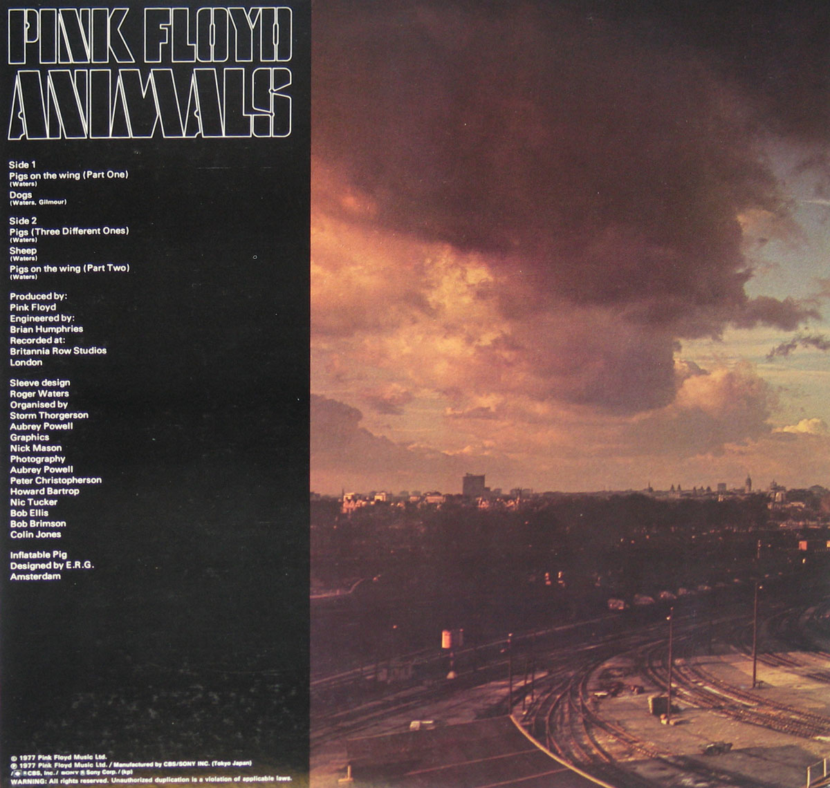 High Resolution Photo #2 Pink Floyd Animals Japan OBI 