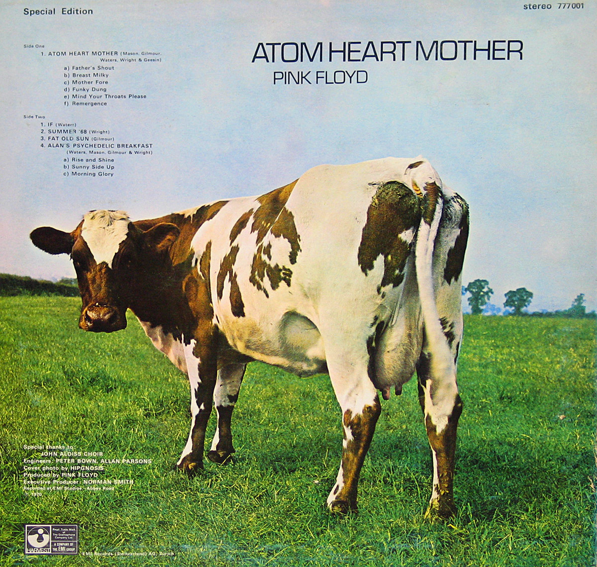 High Resolution Photo #2 PINK FLOYD Atom Heart Swiss Germany 