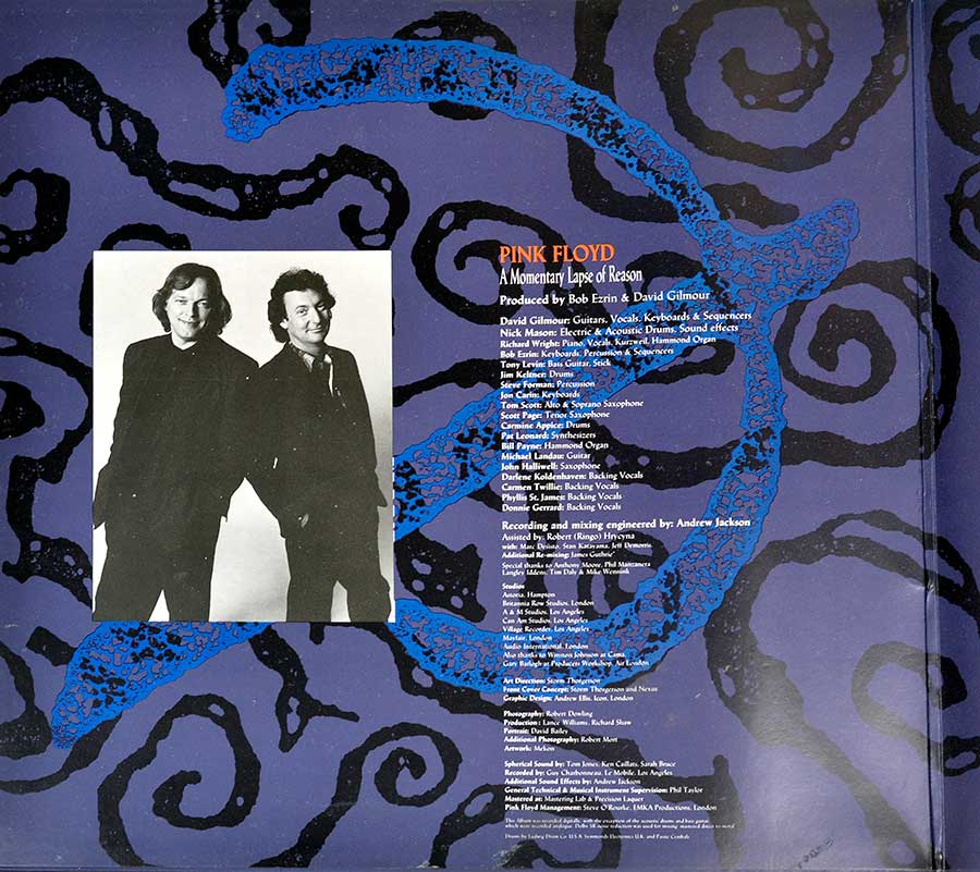 High Resolution Photo #12 PINK FLOYD - A Momentary Lapse of Reason https://vinyl-records.nl 