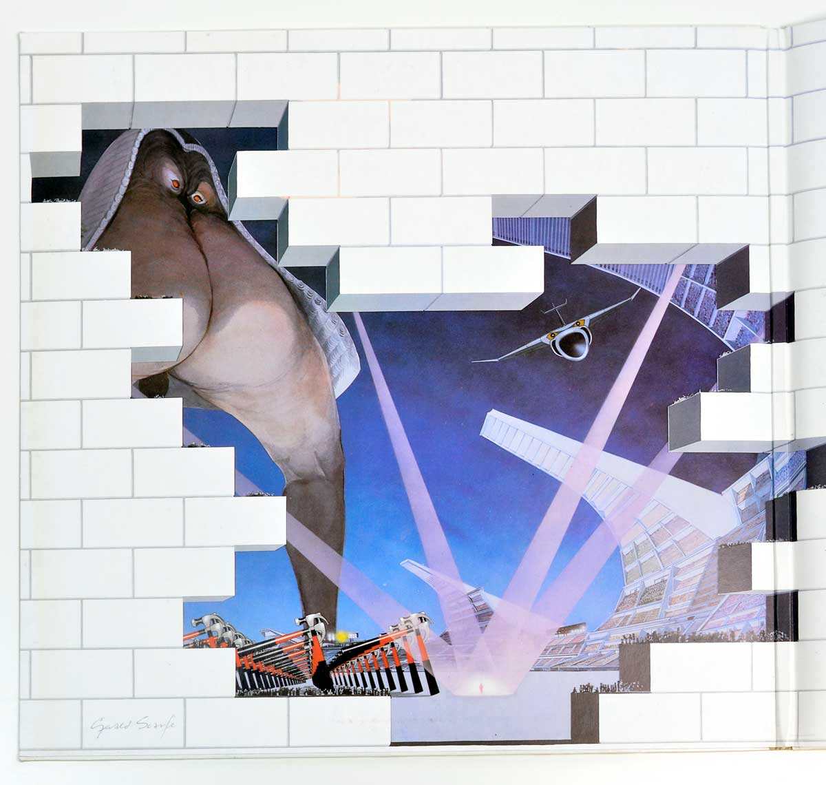 Photo of album back cover PINK FLOYD - The Wall ( The Netherlands ) 