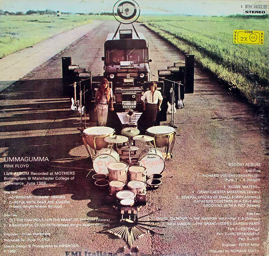 High Resolution Photo #2 PINK FLOYD Umma Gumma Italy 