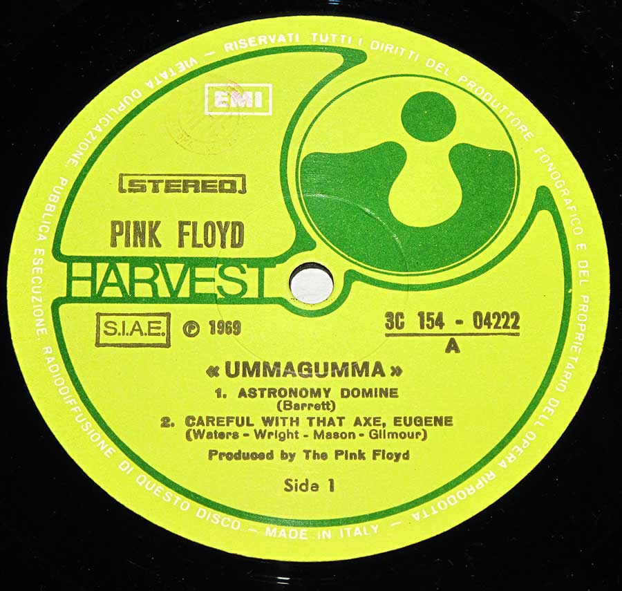 High Resolution Photo #6 PINK FLOYD Umma Gumma Italy 