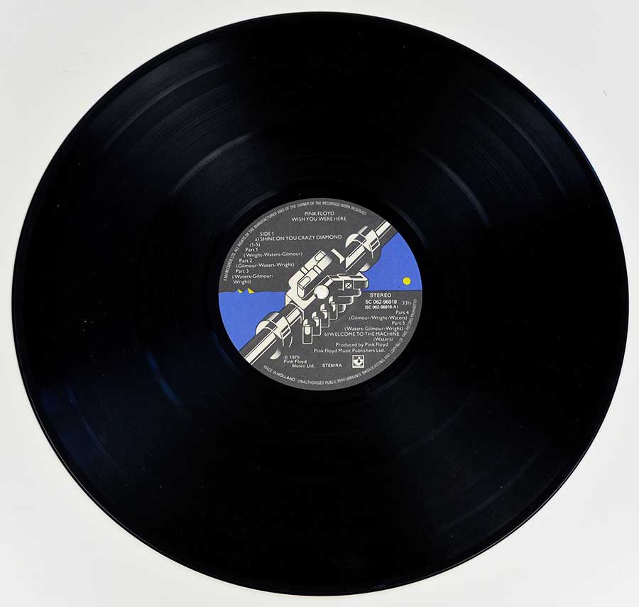 Photo of Side One of PINK FLOYD - Wish You Were Here 12" Vinyl LP Album  