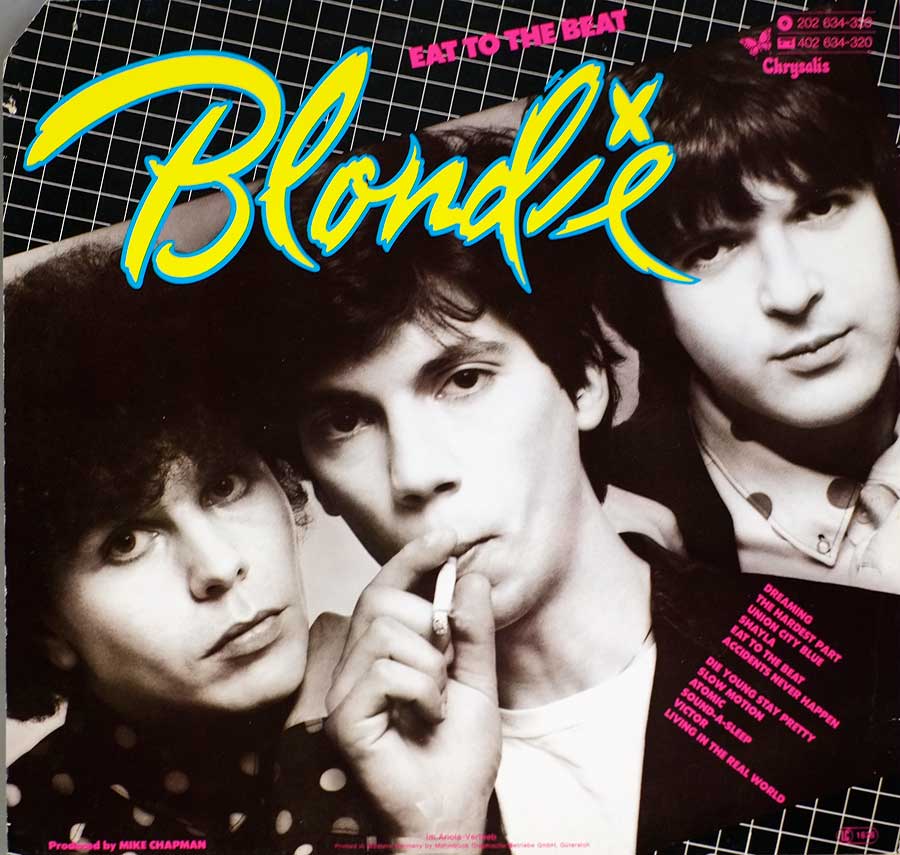 BLONDIE - Eat To The Beat 12" LP Vinyl Album back cover
