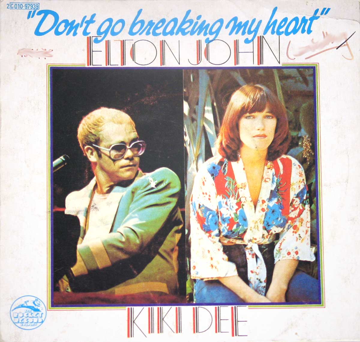large album front cover photo of: ELTON JOHN & KIKI DEE - Dont go breaking my Heart 