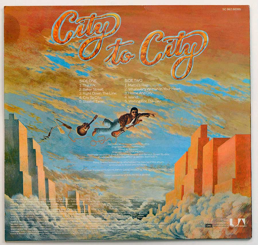 High Resolution Photo GERRY RAFFERTY – City To City 