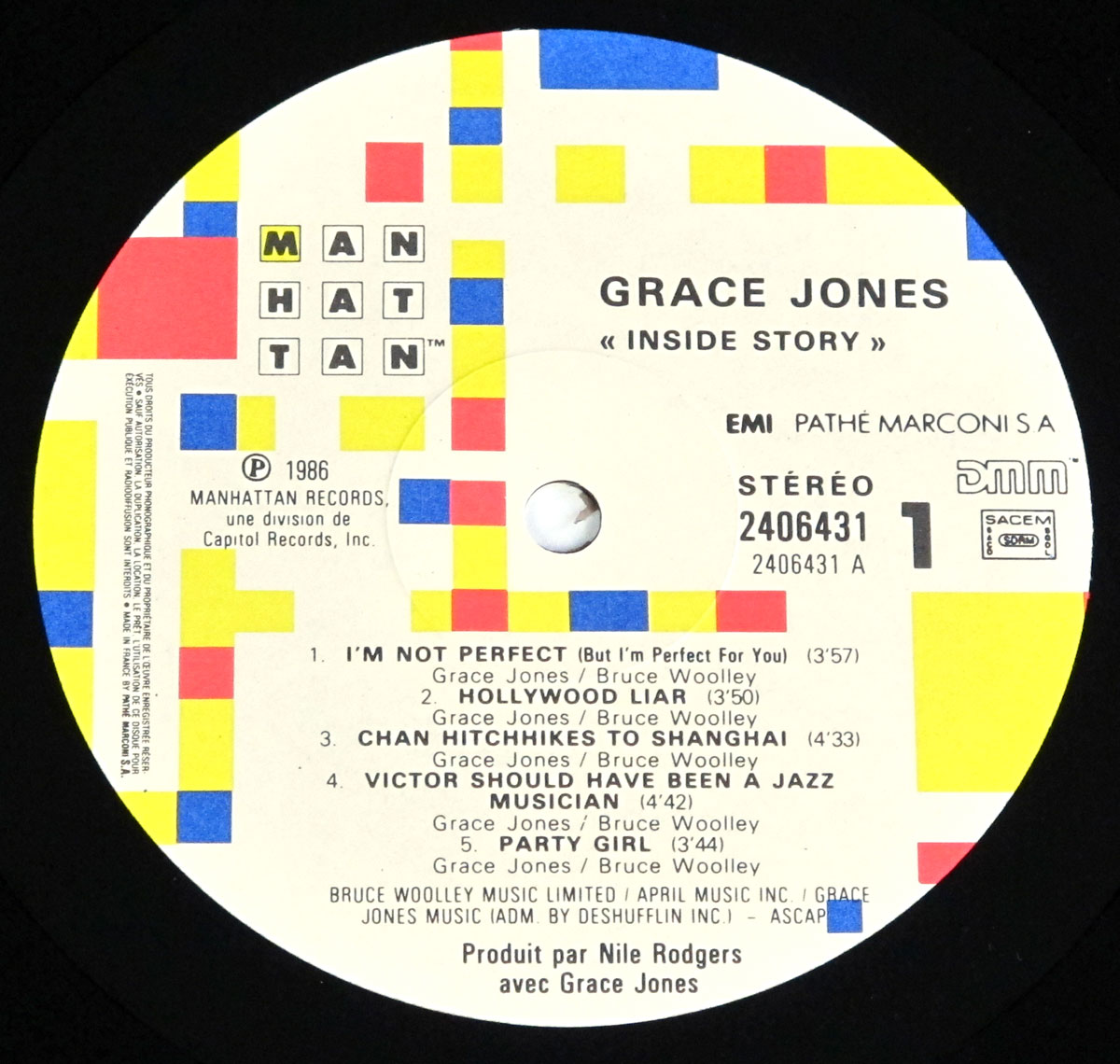 High Resolution Photo of Grace Jones album 