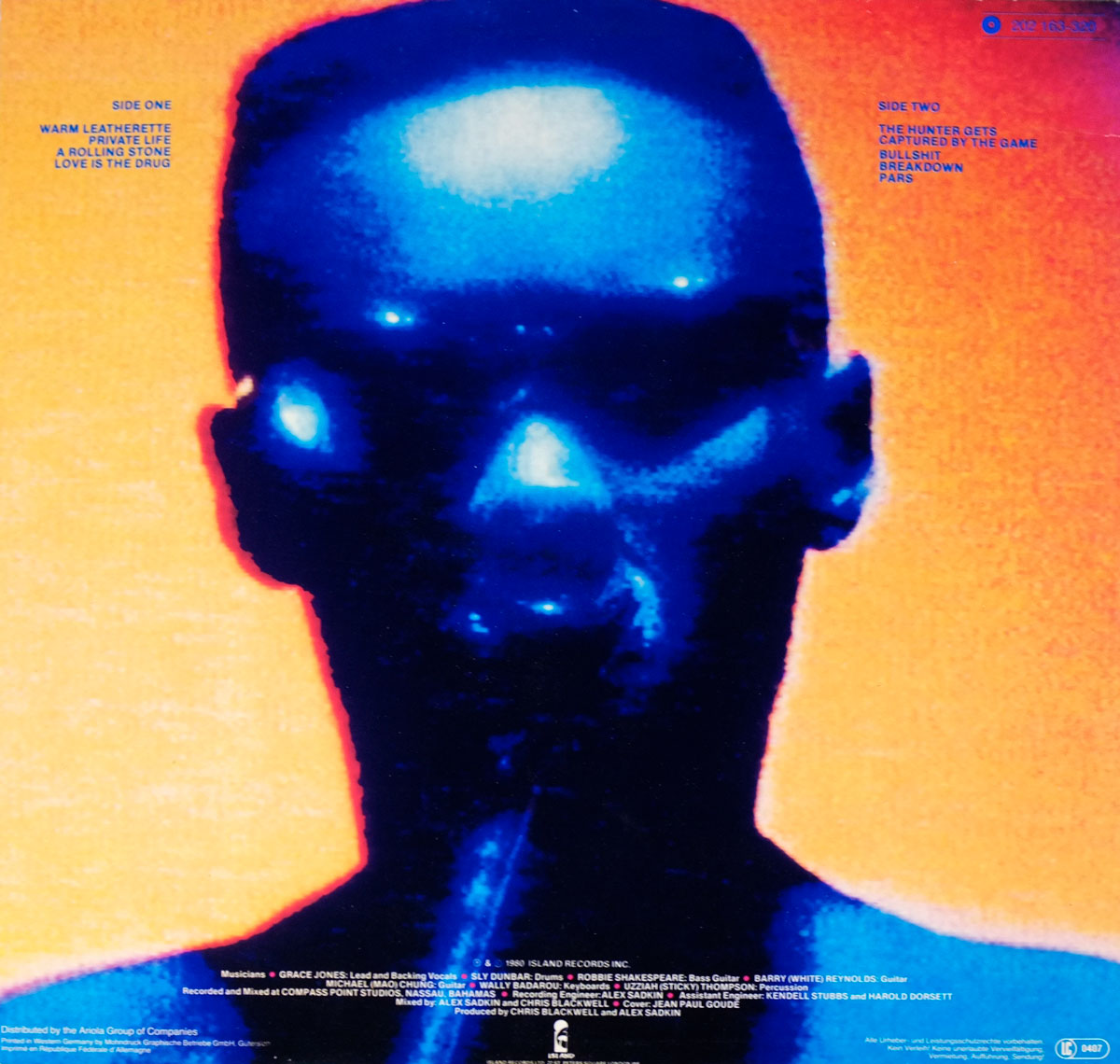 High Resolution Photo of Grace Jones album 