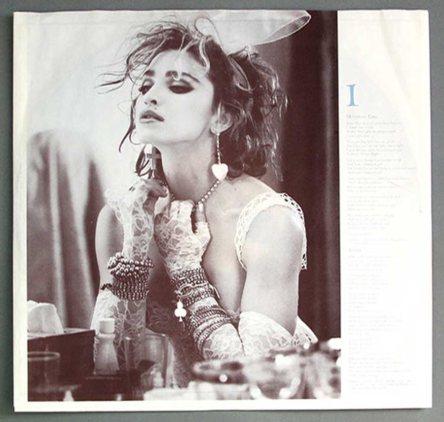 MADONNA - Like a Virgin 12" Vinyl LP Album
 inner gatefold cover
