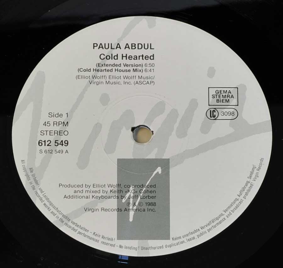 High Resolution Photo #12 paula abdul cold hearted