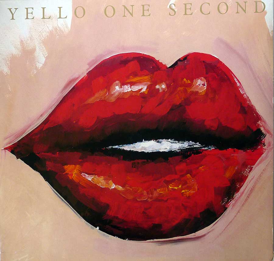 YELLO - One Second With Shirley Bassey 12" Vinyl LP Album front cover https://vinyl-records.nl